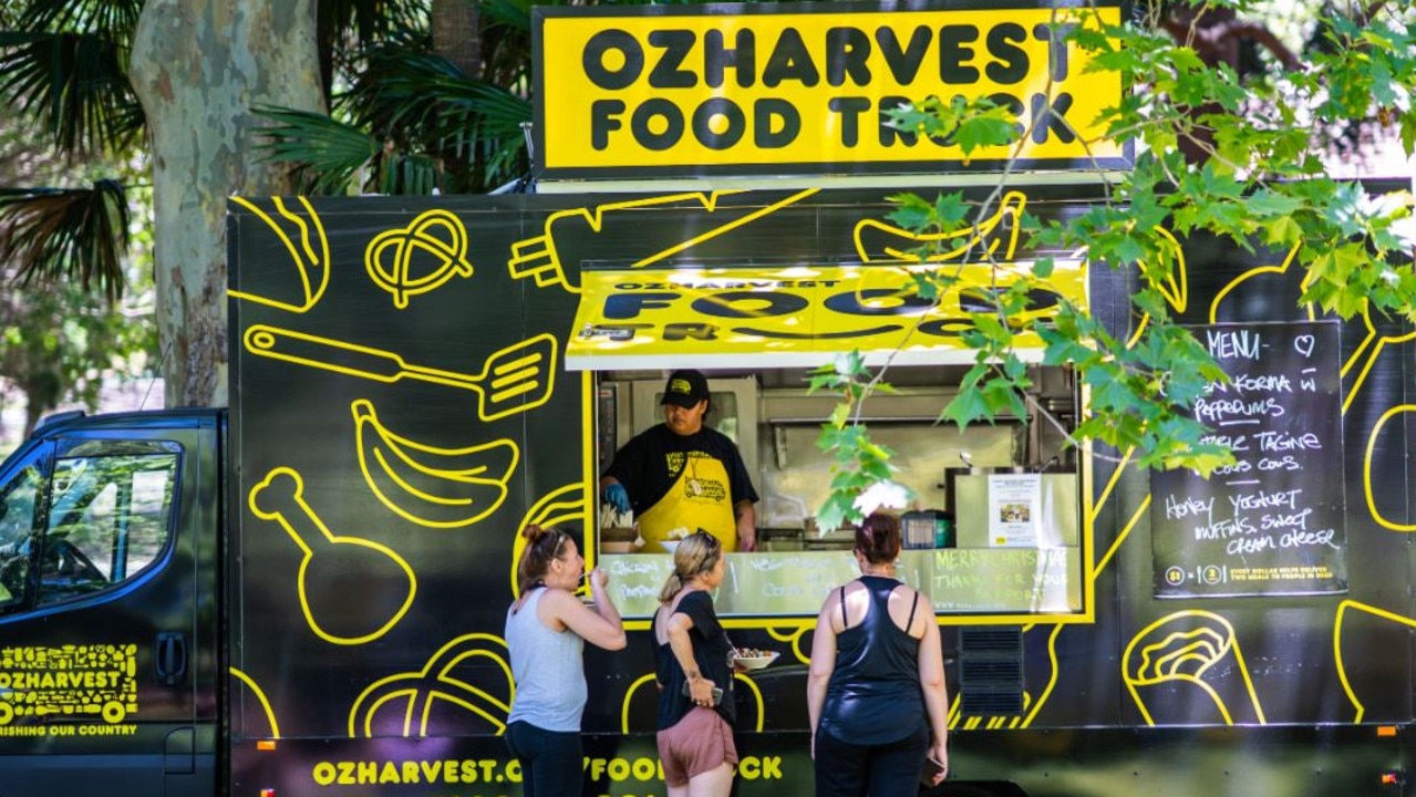 Leftover food goes to OzHarvest to help feed less fortunate Aussies.