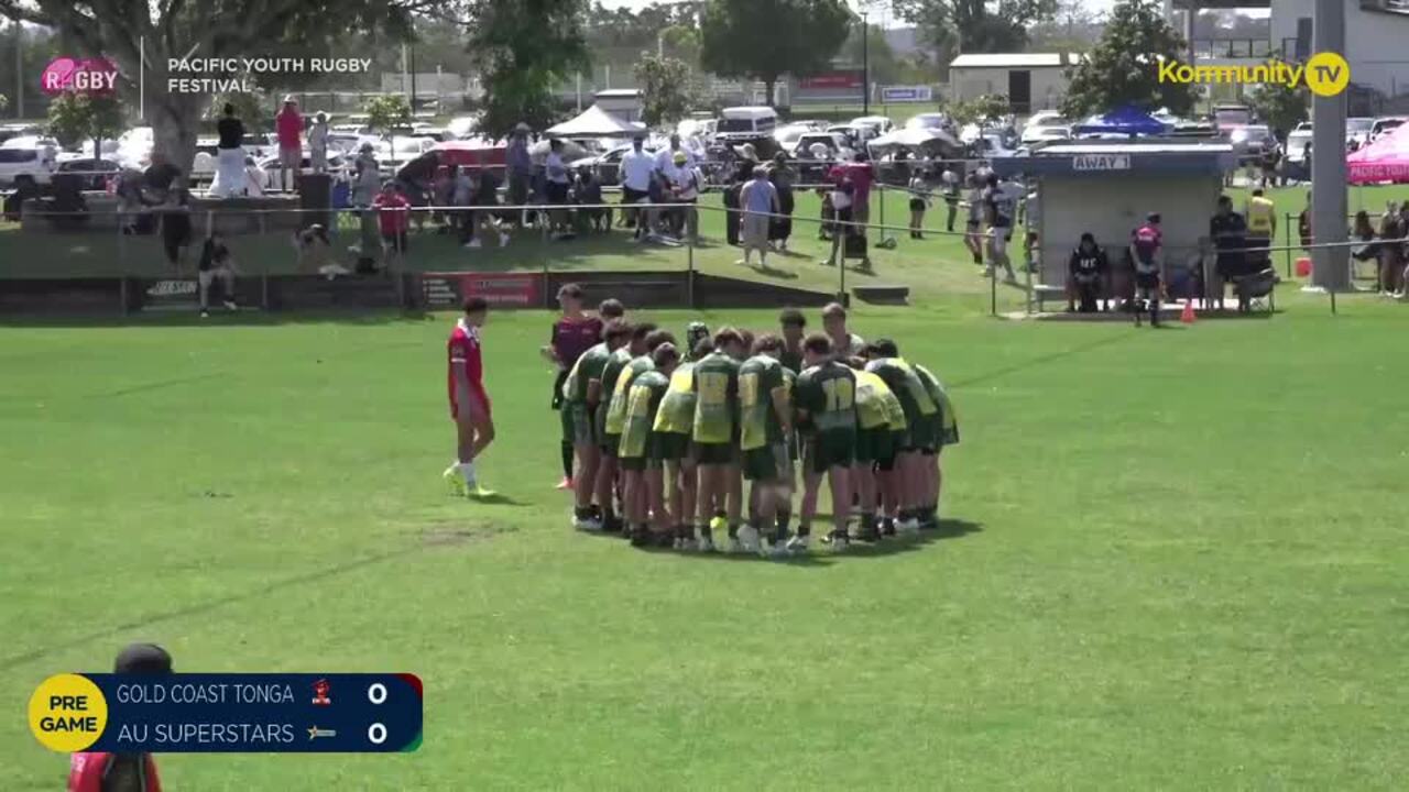 Replay: Queensland Tonga v AU Superstars (U14 boys) - 2024 Pacific Youth Rugby Festival Day 2