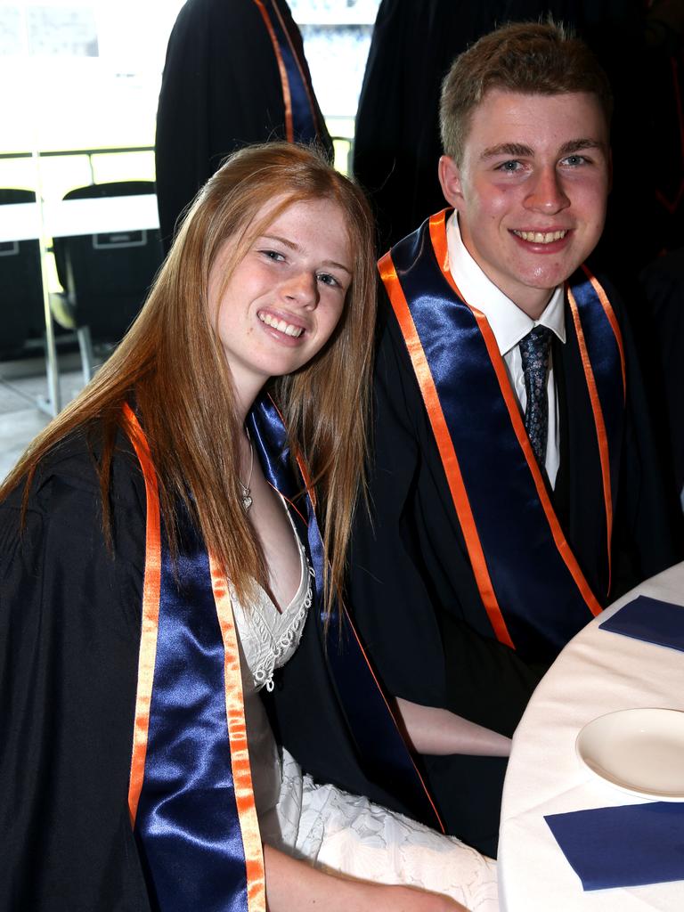 Western Heights College graduation at GMHBA stadium. Picture: Mike Dugdale