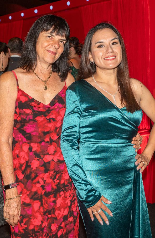 Jean Reilly and Liz Ramirez at Mackay Mayor's Charity Ball Saturday 10 May 2025 Picture: Michaela Harlow
