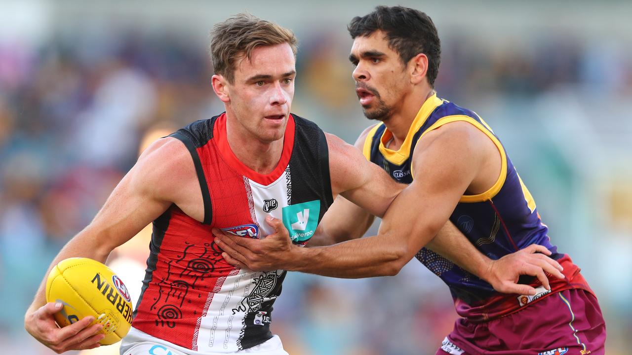 Essendon is interested in young Saint Ben Paton. (Photo by Chris Hyde/Getty Images)
