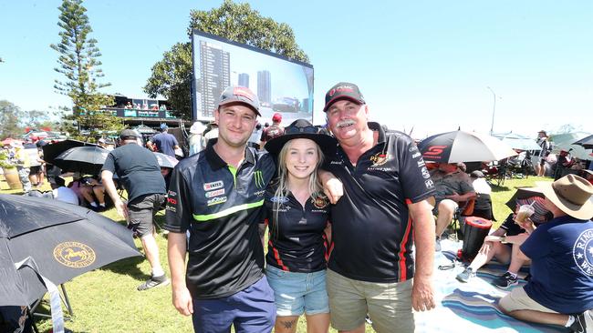 GC500. Brad Dieck, Serana Cronau, Glenn Cocker. 30 October 2022 Surfers Paradise Picture by Richard Gosling
