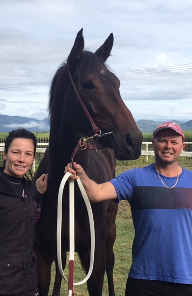 She keeps finding more: Keira and Matt Dunn with Kebede.