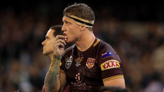 Under pressure … Queensland prop Jarrod Wallace. Photo: Adam Head