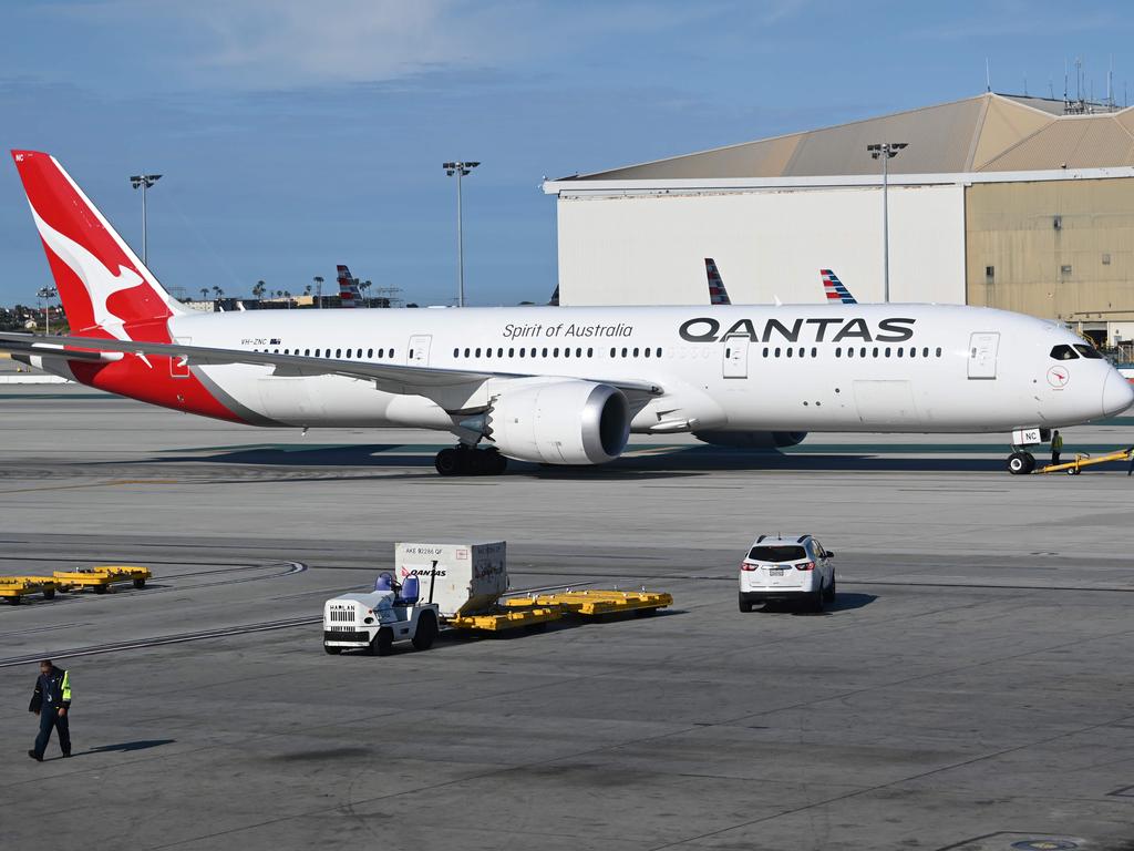 Qantas has suspended flights to and from mainland China in the wake of the outbreak. Picture: Daniel Slim/AFP