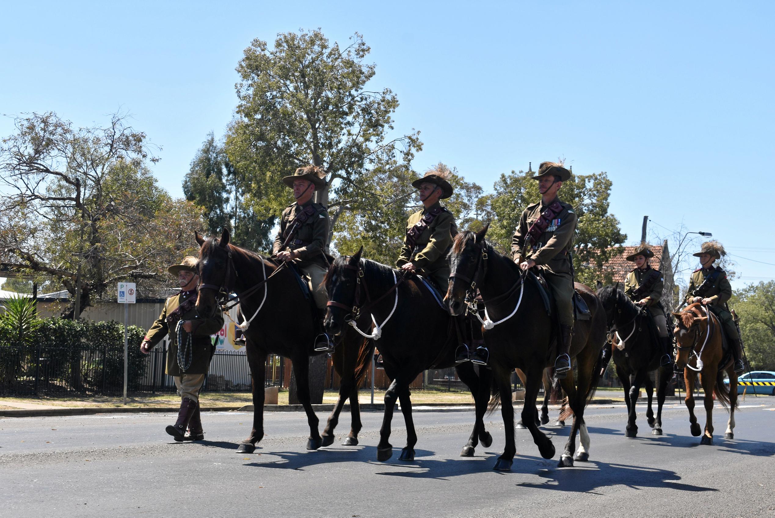 Roma Light Horse Brigade. Picture: Jorja McDonnell