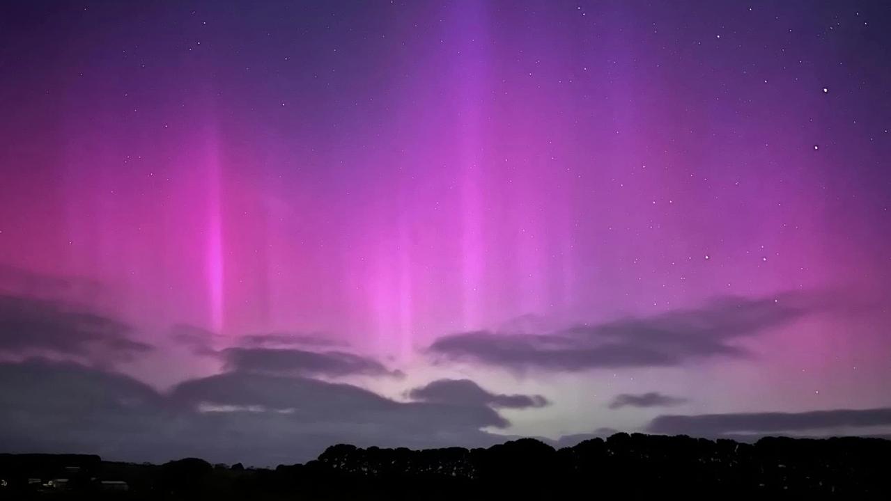 Southern Light from Parawa, Adelaide on Friday night. Picture: Facebook