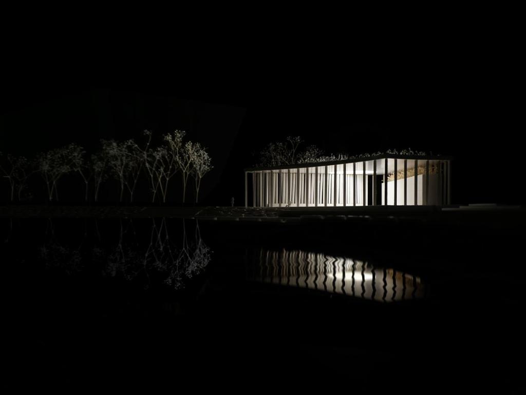 View from the water at night. Picture: NSW Government