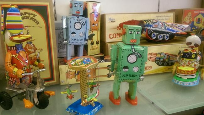 Tin toys from Tangerine Fox ... voted our Best Independent Small Retailer.