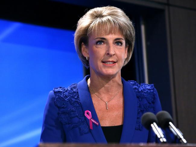 Senator Michaela Cash at the National Press Club in Canberra.