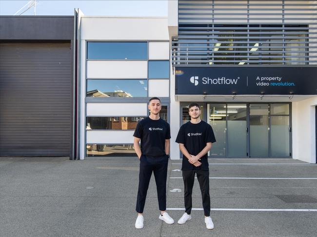 Shotflow founders Dylan Brunt (27) & Campbell Morrison (22) (left to right) Photo: Supplied