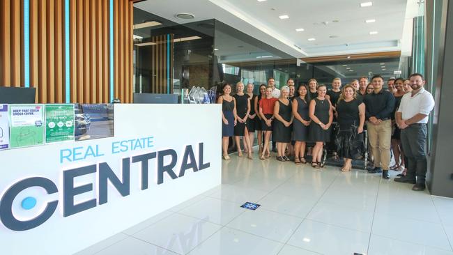 Real Estate Central Team is up for Large Residential Agency of the Year at the REIA Awards. Picture: Glenn Campbell