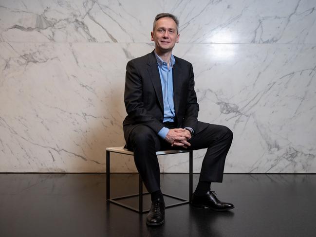 Jean-Sebastien Jacques, chief executive officer of Rio Tinto Plc, poses for a photograph ahead of presenting the company's full-year results at the Deutsche Bank AG offices in London, U.K., on Wednesday, Feb. 27, 2019. Early signs from Rio Tinto Group’s much-watched copper discovery in a remote corner of Australia are encouraging, according to the world’s No. 2 miner. Photographer: Chris J. Ratcliffe/Bloomberg