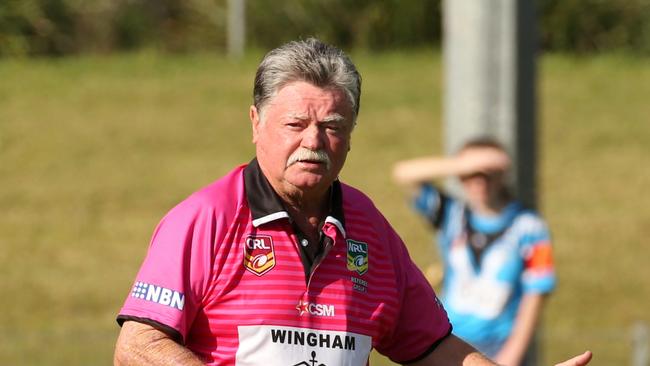 Ron Rocky Davis is refereeing in the Port Sharks v Taree City Bulls match this Sunday — his 1000th match. MUST CREDIT: NashysPix