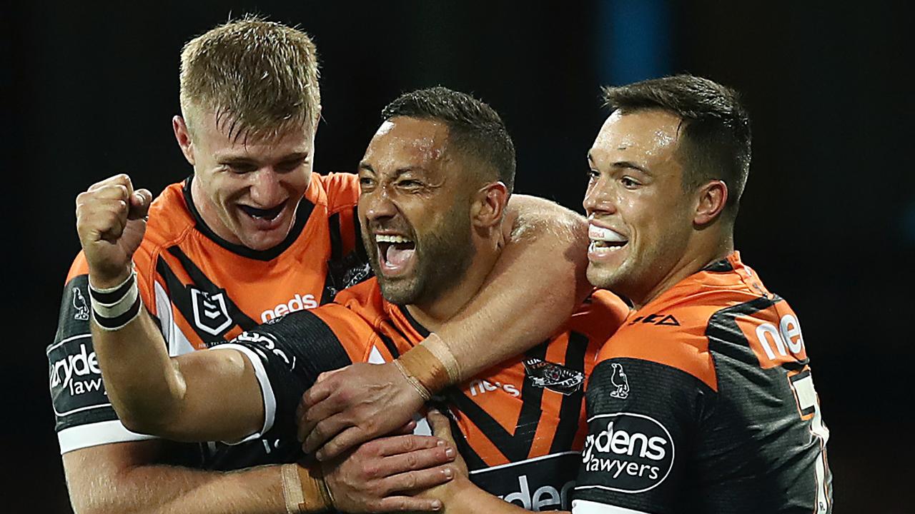 The Wests Tigers will play off for a place in the finals this week. (Photo by Mark Metcalfe/Getty Images)