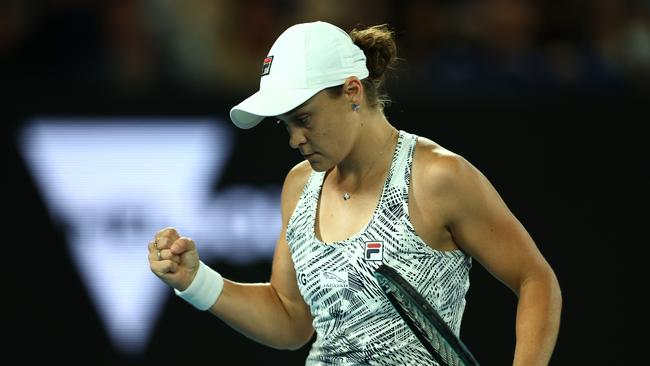 Ash Barty showed why only seven players have spent more time than her at world No.1. Picture: Clive Brunskill/Getty