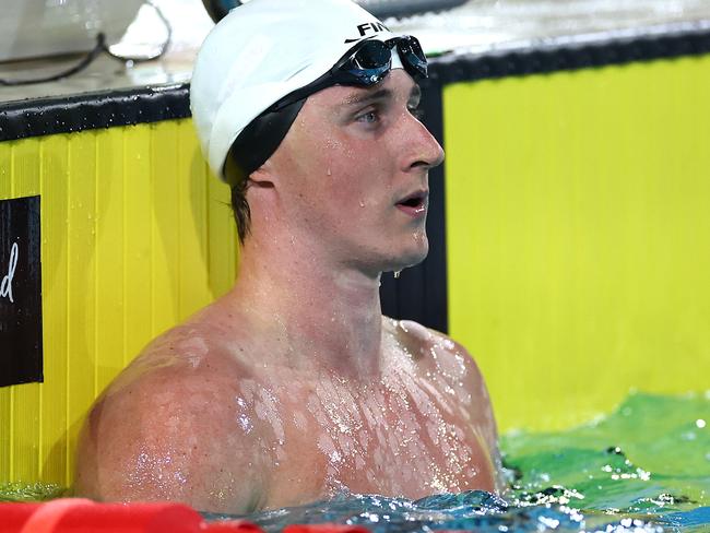 Cameron McEvoy coming to terms with his achievement. Picture: Quinn Rooney/Getty Images