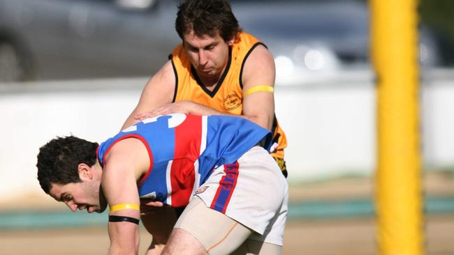 Barossa League Football. Gawler Central v Barossa District, at Princes Park Oval. Adam Spencer (Barossa District).