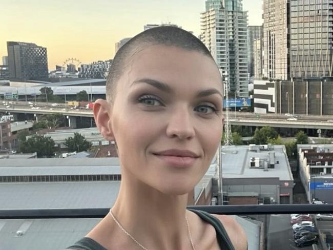 Ruby Rose in Melbourne last month. Picture: Instagram