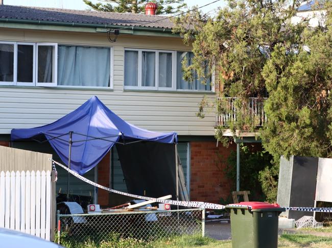 Police have declared a crime scene after a man was found unresponsive at a Cannon Hill home. Picture: David Clark