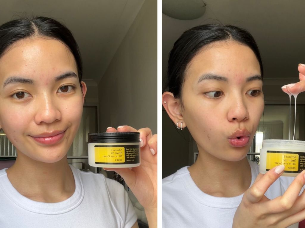 We tried and tested the COSRX All in One Snail Cream.