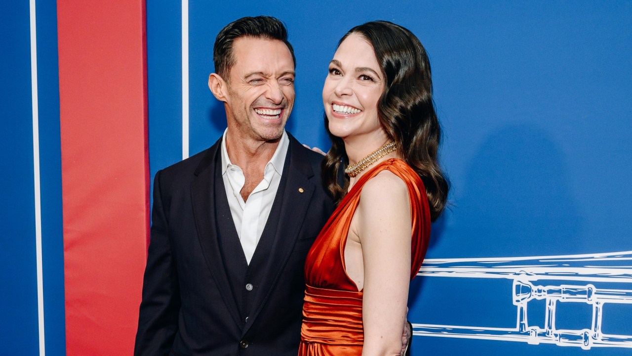 Hugh Jackman supports rumoured girlfriend Sutton Foster at Once Upon a Mattress debut after spending holidays in Sydney | Sky News Australia