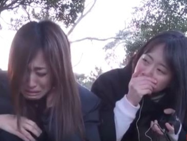 Their daughters are seen becoming emotional. Picture: Hokkaido TV                        Toilet Seat to the Silent Treatment: What Drives Couples Apart