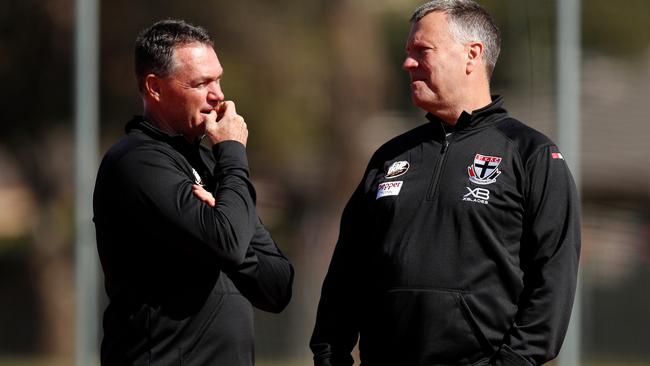 Alan Richardson speaks to St Kilda’s new football program adviser Graeme Allan.