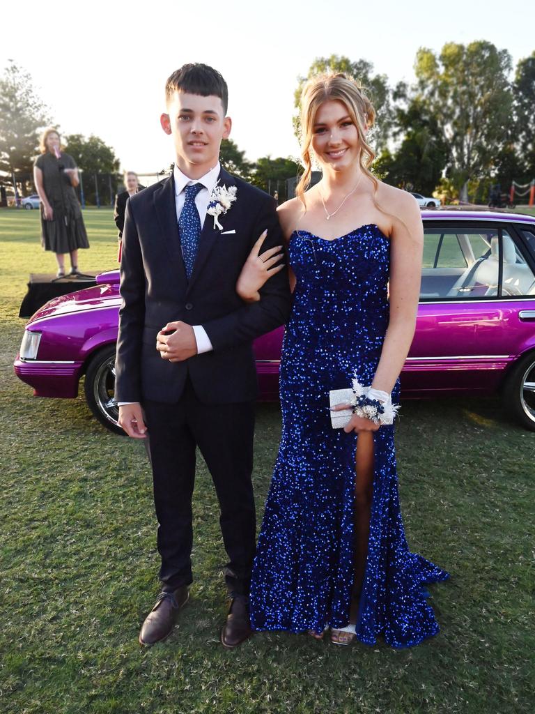 Austin Alloway and Mave Burnett at the 2024 Rockhampton Grammar School formal.
