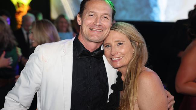Dylan Rees and Rachael Sheriff at the Gold Coast Business Excellence Awards 2024 Gala for Gold Coast at Large. Picture, Portia Large.