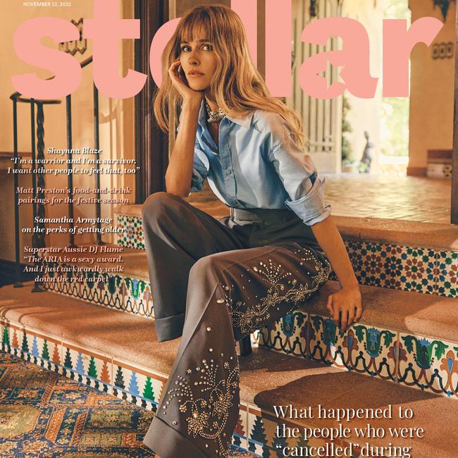 Isabel Lucas stars on the cover of this Sunday’s Stellar. Picture: Steven Chee for Stellar.
