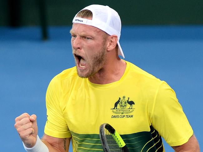 Sam Groth took his game to another level when playing Davis Cup.