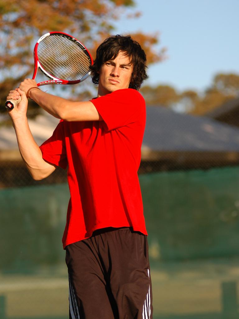 He moved to the US at 12 to attend a tennis academy. Picture: Keryn Stevens