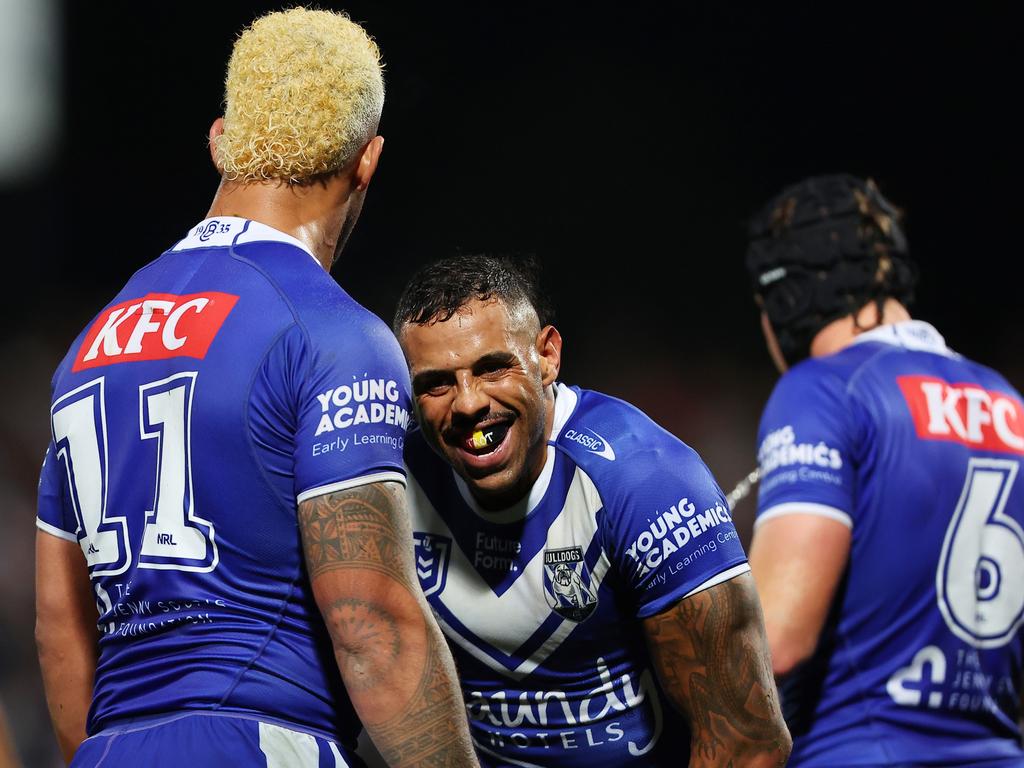 St George’s top-eight hopes took a hit, as the Bulldogs dominated the Dragons. Picture: Getty Images