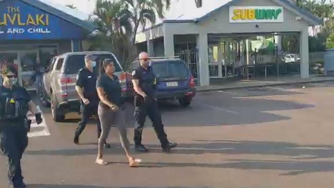 The owner of a Nightcliff takeaway business has been arrested after allegedly refusing to shut her doors for failing to comply with CHO order.