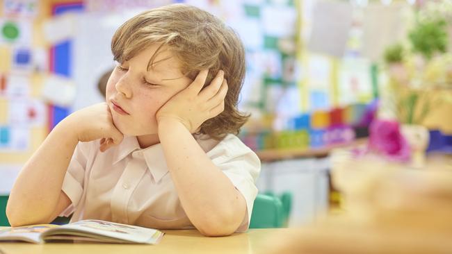 Students turning up tired to school is emerging as a massive issue for schools. Picture: Stock image