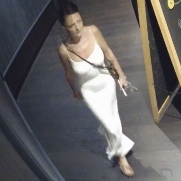 Crystal was last seen wearing a long white dress at a Sunnybank restaurant.