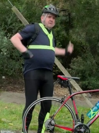 Karl Kennedy dons the lycra...