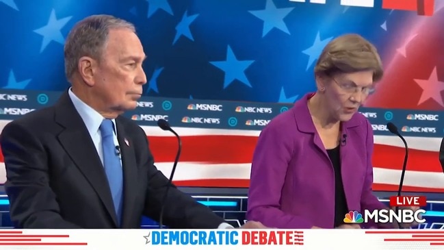 Democratic Debate In Nevada: Warren Attacks Bloomberg | Herald Sun