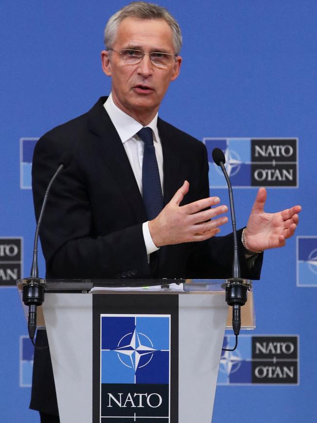 Jens Stoltenberg. Picture: AFP