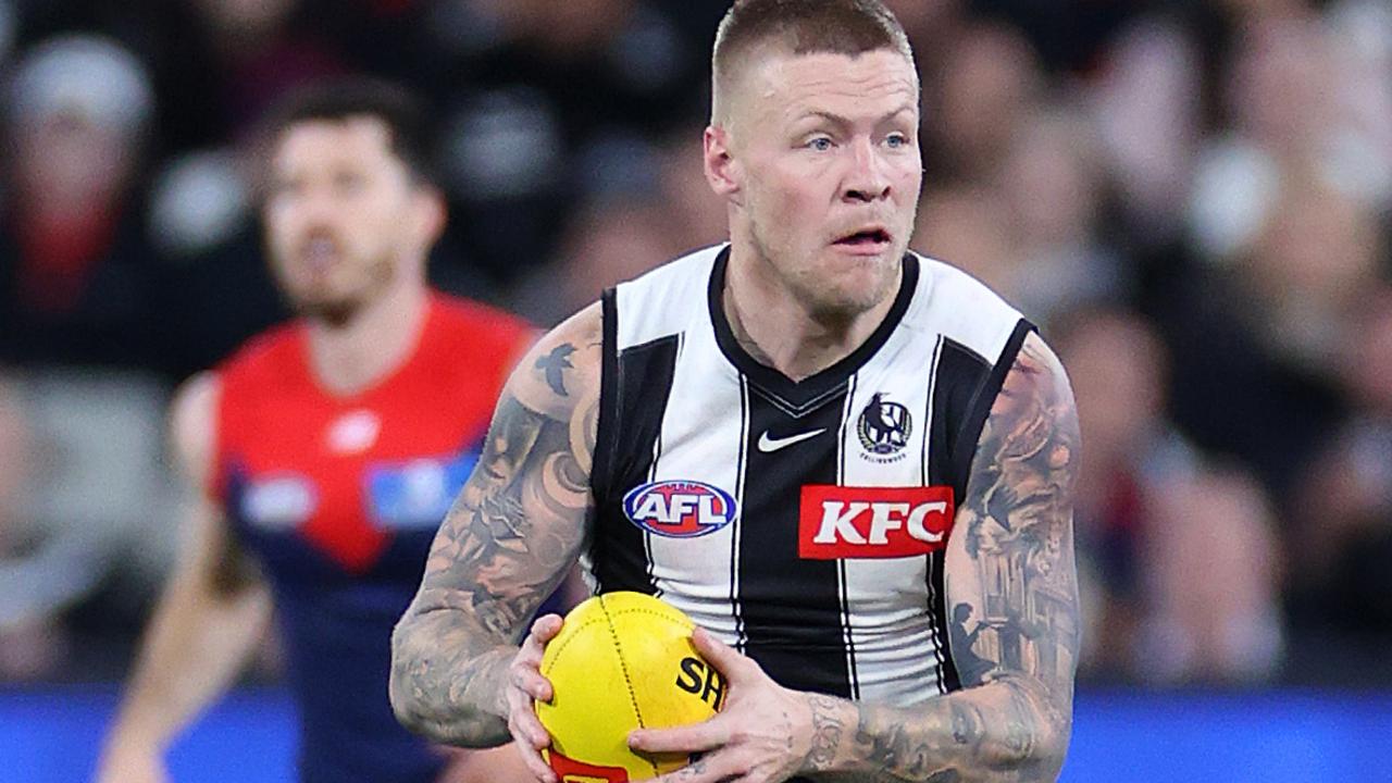 There is a lot of interest in Collingwood star Jordan De Goey. Picture: Mark Stewart