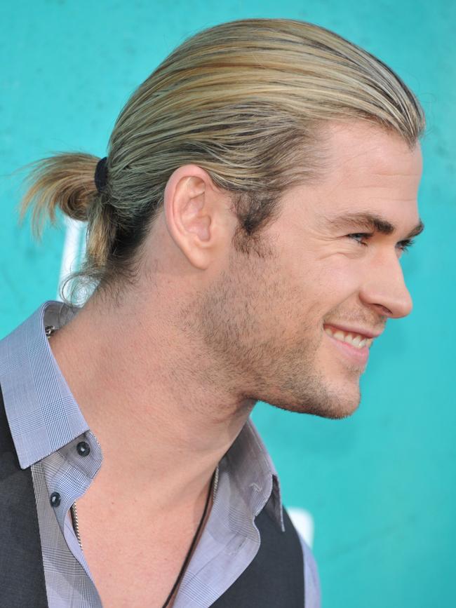 Chris Hemsworth at the 2012 MTV Movie Awards in Universal City. Picture: Getty