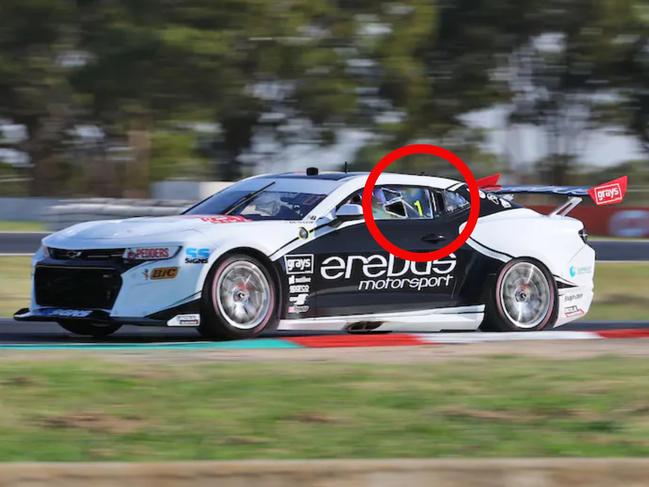 Todd Hazelwood driving Kostecki's No.1 at Winton this week. Credit: Supercars.com