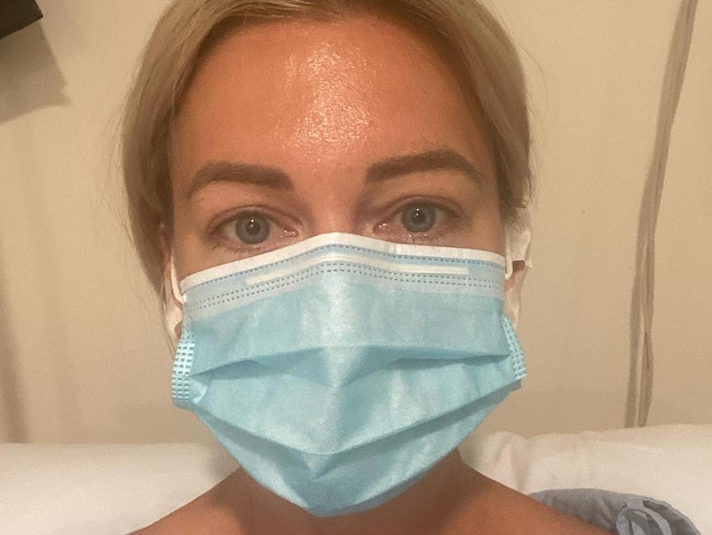 Dr Seward said she cried on the day of her surgery. Picture: Dr Kirsty Seward