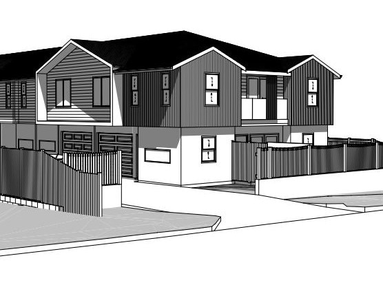 Plans lodged to replace house with suburban six-unit complex