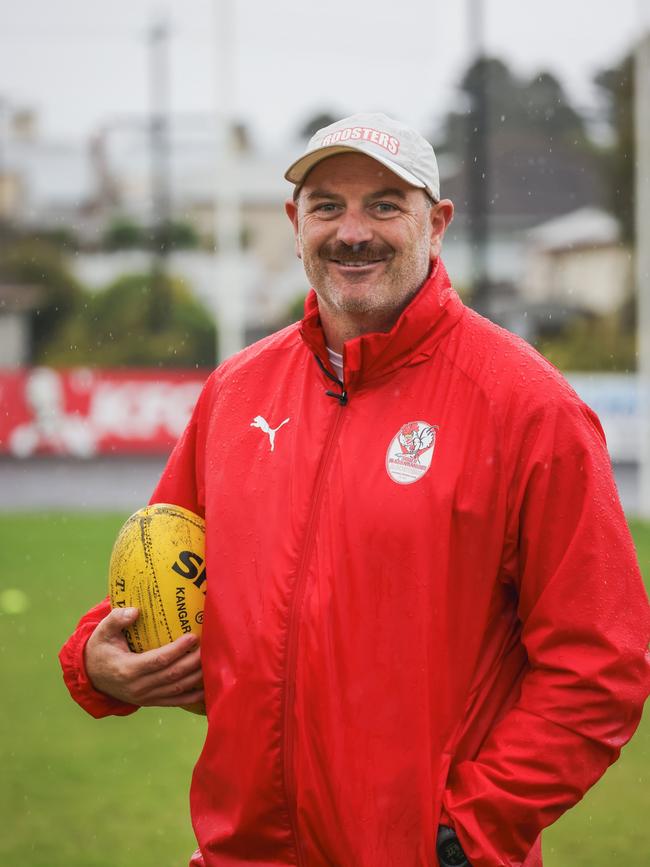 South Warrnambool senior coach Matt Battistello. Picture: Nicole Cleary