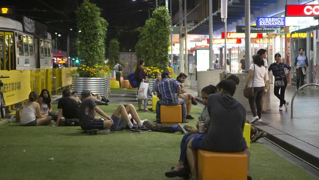 This pop-up park was removed after anti-social behaviour.