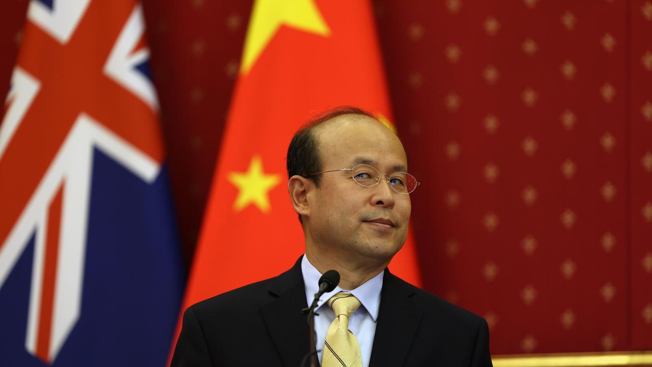 Ambassador Xiao Qian at the Chinese Embassy in Canberra. Picture: NCA NewsWire / Gary Ramage