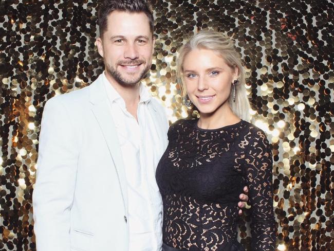 Neighbours actor Scott McGregor and wife Bianka Voigt.