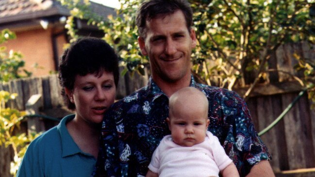 The Folbiggs with baby Sarah.